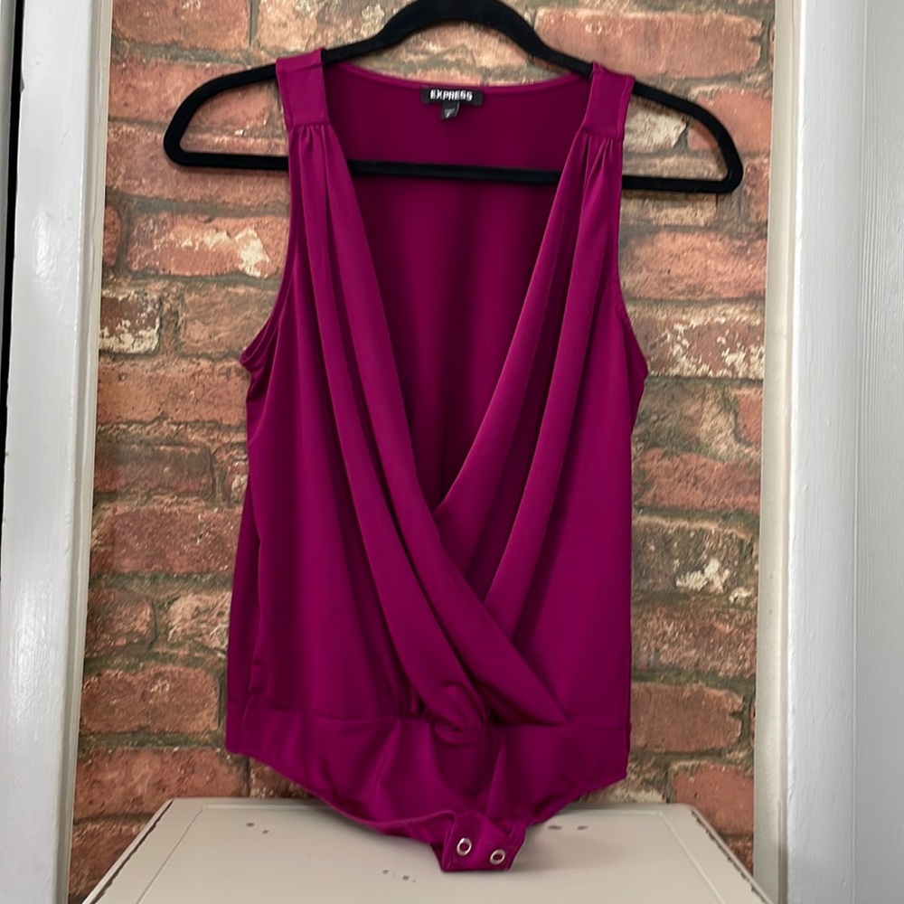 Express Cleavage Tank Bodysuit